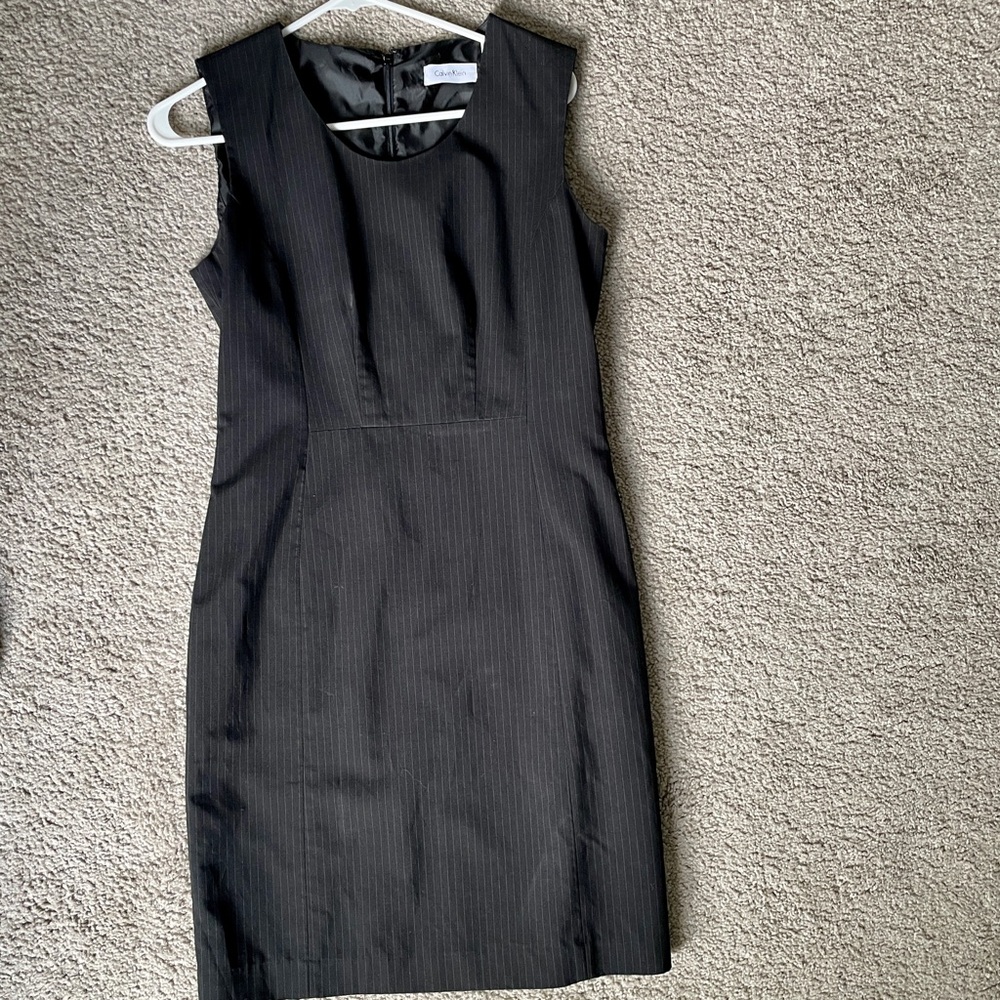 Calvin Klein Classic Black Sleeveless Dress